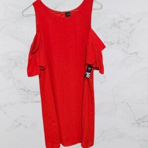 NWT City Streets Size 8 Women's red dress